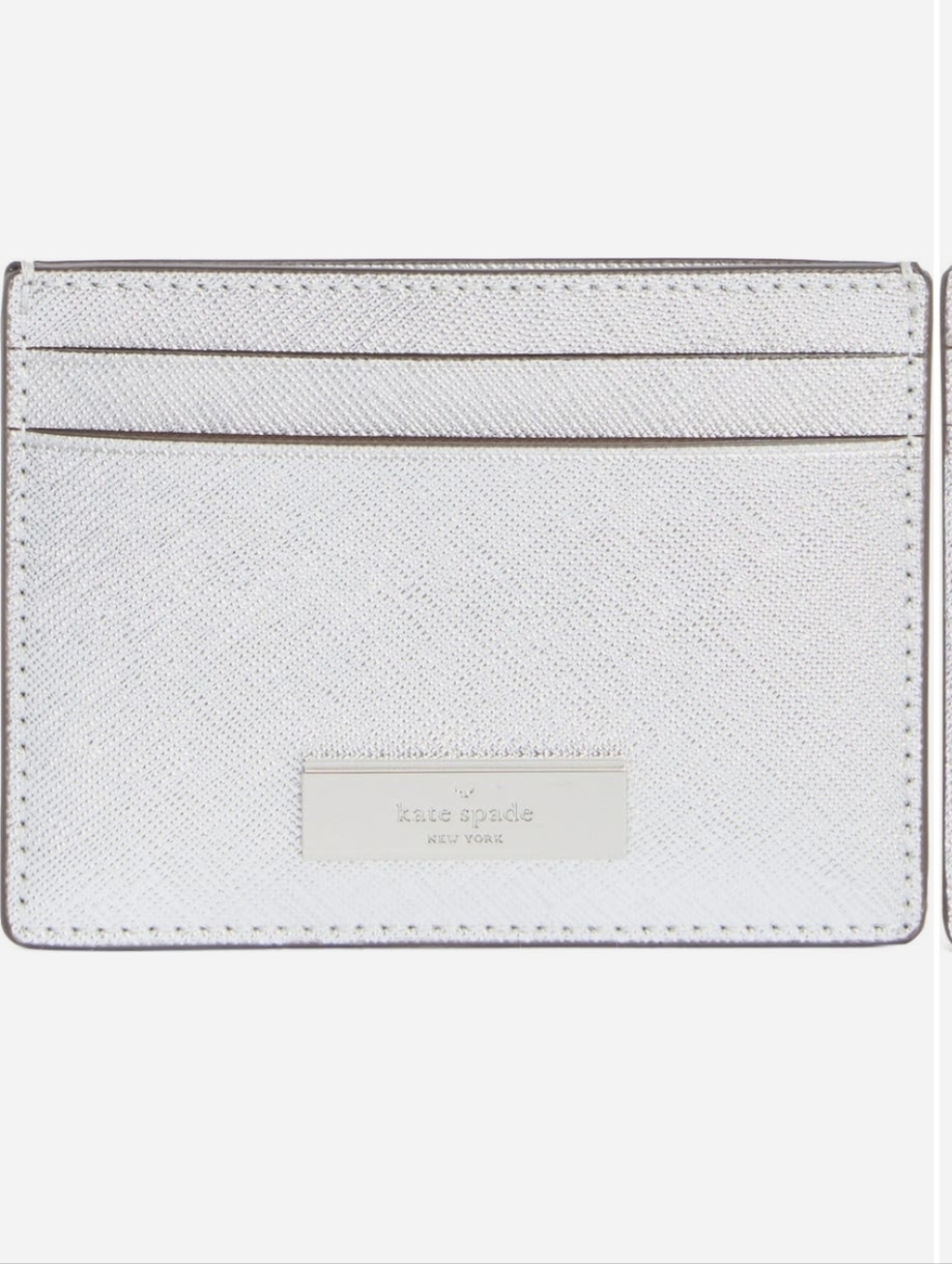Kate Spade NY Kenzie Glitter Card Case NWT